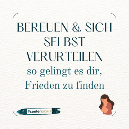 Bei der herkömmlichen Trauer fühlen wir eine Art Verletztheit, die aber nicht von eigenverantwortlichem Handeln herrührt, was bei der Reue und dem Bereuen anders ist. Hier fühlen wir uns fast schon schuldig, zumindest aber verantwortlich für das, was war.