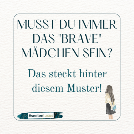 Ich denke, die Bedeutung des Konzepts "ein braves Mädchen sein" ist den meisten geläufig, jedoch wird selten erkannt, welch tiefgreifenden Einfluss diese Prägung auf das Leben hat. Diese Programmierung, die bereits in der frühesten Kindheit verankert wurde, wirkt praktisch bei jeder Lebensentscheidung im Hintergrund. Das Muster "liebes Mädchen" wurde auch durch super effektive Tricks in unser Unterbewusstsein gehämmert, wie zum Beispiel...