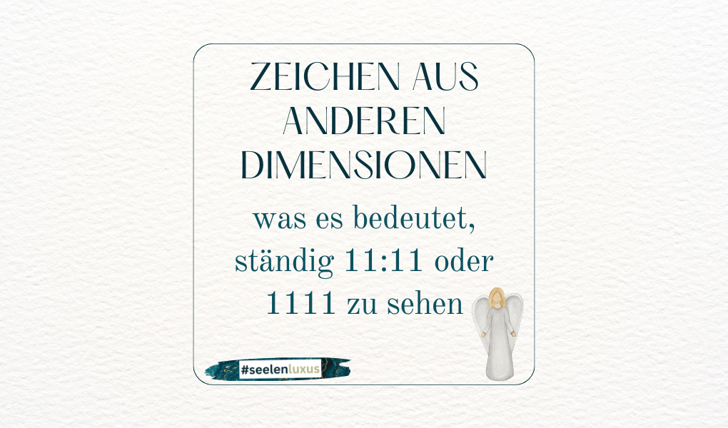 Was bedeutet 1111 Engelszahl - wenn du dich auf den Pfad der Spiritualität begeben hast, dass du eine ernsthafte Zunahme von Synchronizitäten, also glückliche und bedeutsame Zufälle, erlebst. Zu diesem Zeitpunkt sagst du dir vielleicht imm