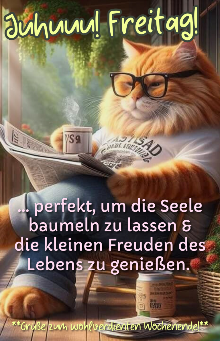 NEU 50 Lustige Freitags Gr e Als Bild Zum Versenden F r Dich Guten 