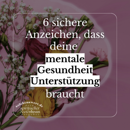 ACHTUNG: 6 sichere Anzeichen, dass deine mentale Gesundheit Unterstützung braucht Mind Decluttering: Meditation geistiges innere Ruhe und Klarheit findest – Praktische Tipps für mentale Ordnung und spirituelle Balance Stress