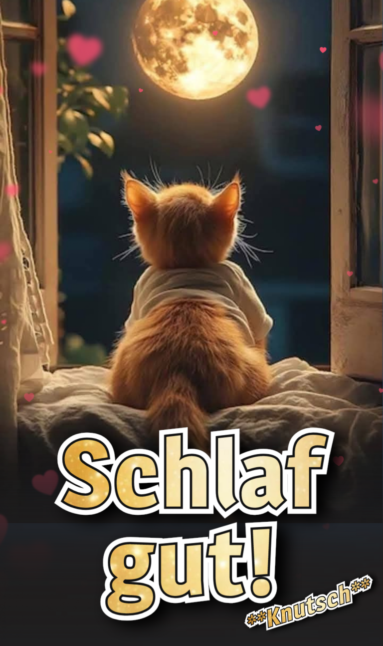 NEU: Gute Nacht schlaf schön Bilder Grüße, träum was süßes schönes