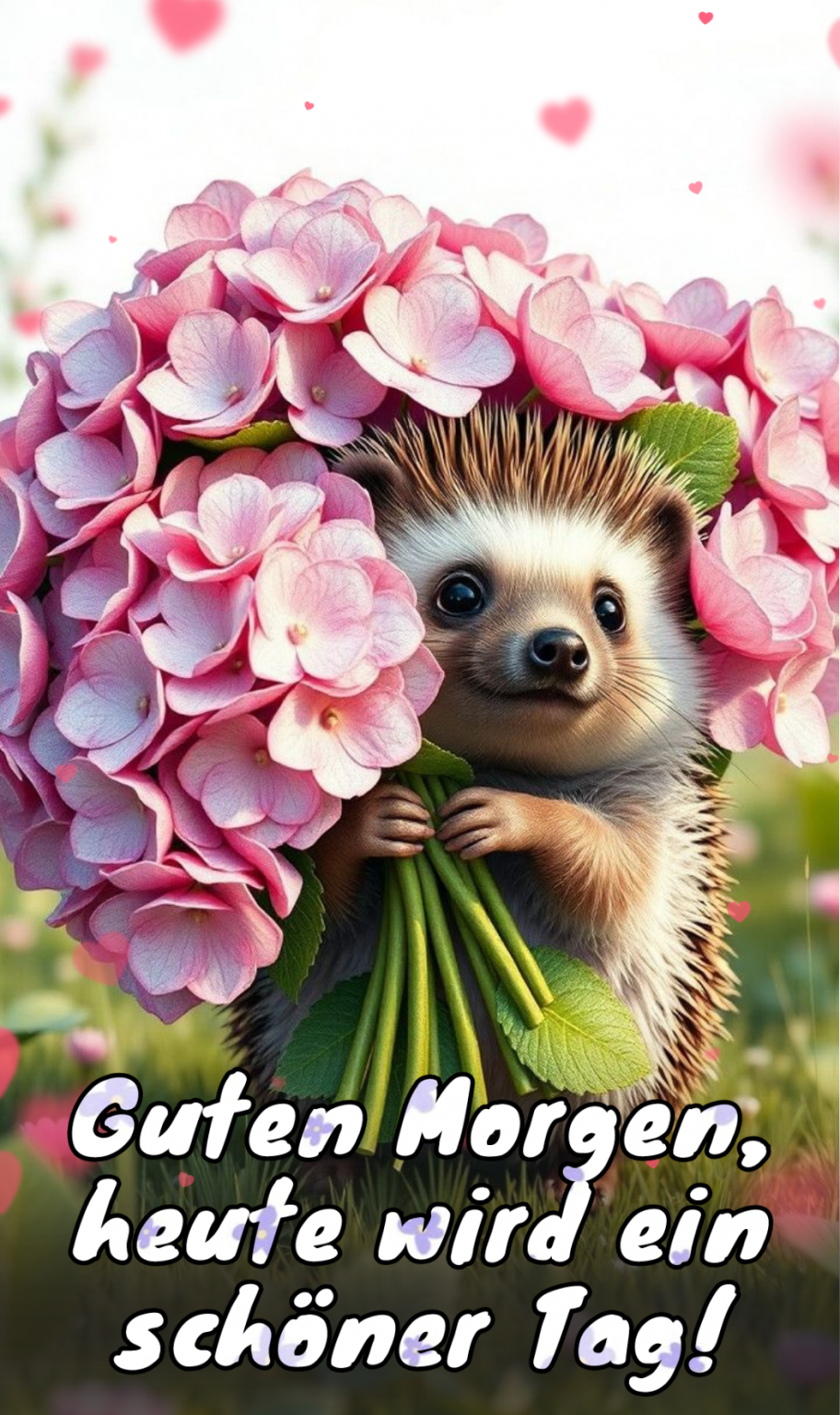 Elegantes Blumiger Guten Morgen Gruss Bild