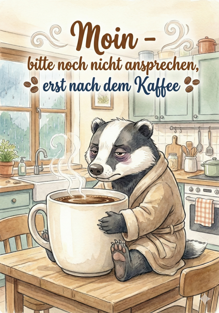 Lustige süße Guten Morgen Bilder, Zitate + Spruchbilder - Gruß für Kollegen, Freunde, Partner, Whatsapp Status, Facebook + Instagram Story