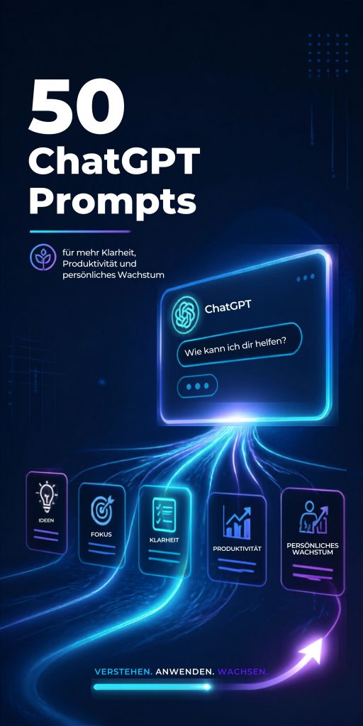 50 ChatGPT Prompts für mehr Klarheit, Produktivität und persönliches Wachstum